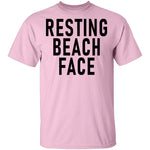 Resting Beach Face T-Shirt CustomCat