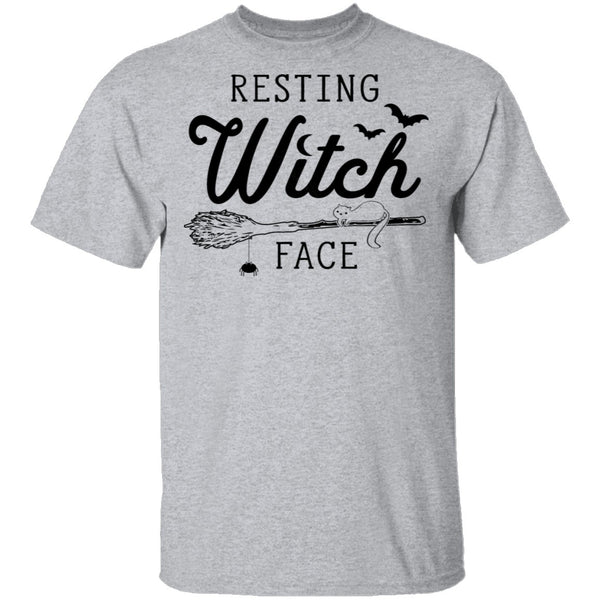 Resting Witch Face T-Shirt CustomCat