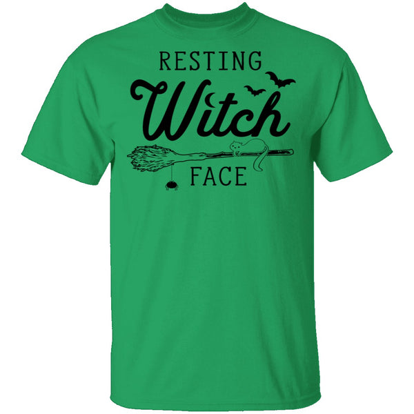 Resting Witch Face T-Shirt CustomCat