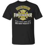 Retired Firefighter T-Shirt CustomCat