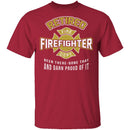 Retired Firefighter T-Shirt CustomCat