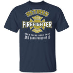 Retired Firefighter T-Shirt CustomCat
