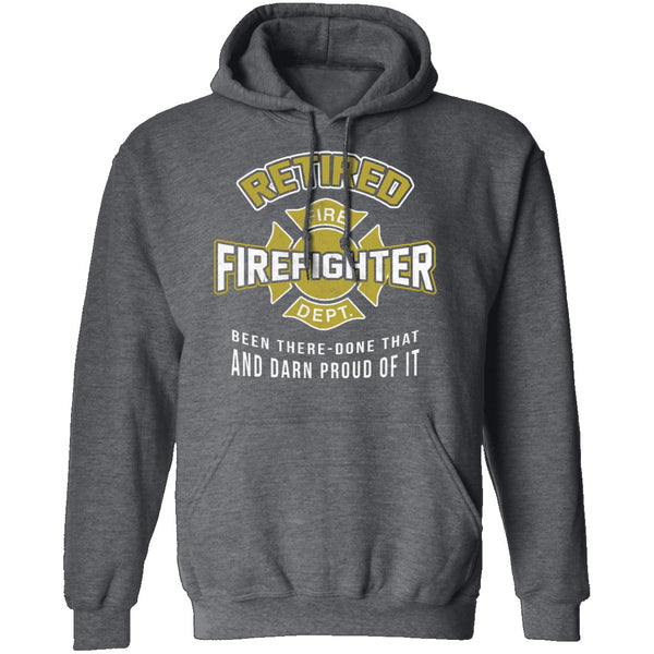 Retired Firefighter T-Shirt CustomCat