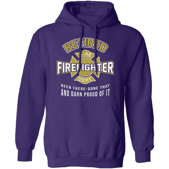 Retired Firefighter T-Shirt CustomCat