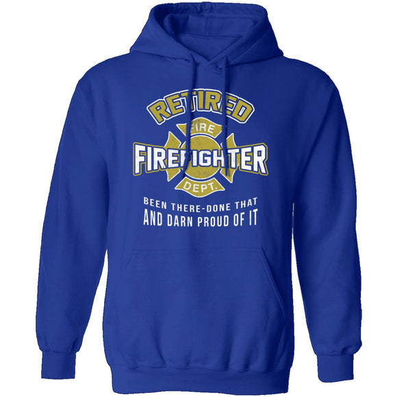 Retired Firefighter T-Shirt CustomCat