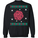 Roll For Crit Ugly Christmas Sweater CustomCat