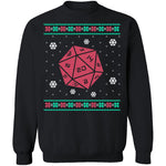 Roll For Crit Ugly Christmas Sweater CustomCat