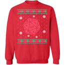 Roll For Crit Ugly Christmas Sweater CustomCat