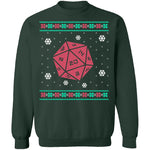 Roll For Crit Ugly Christmas Sweater CustomCat