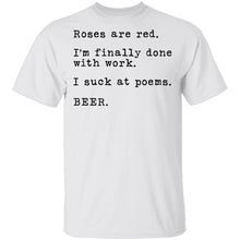 Roses Are Red - Beer T-Shirt