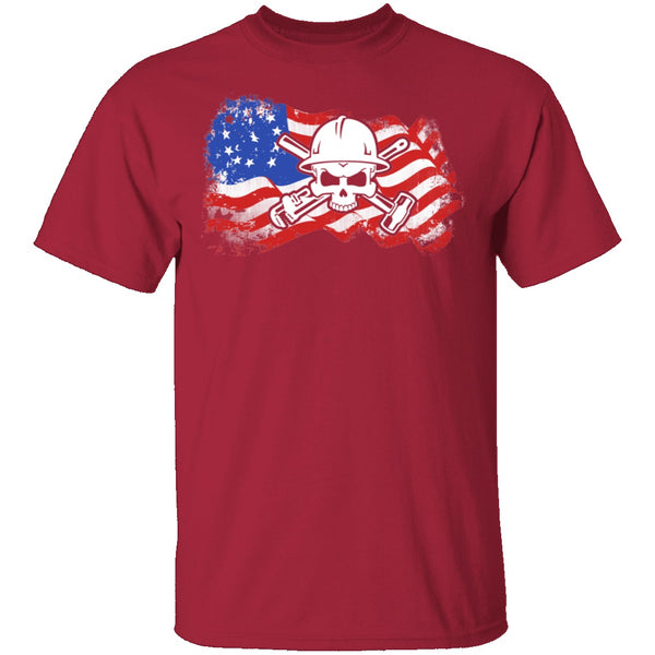 Roughneck Flag T-Shirt CustomCat