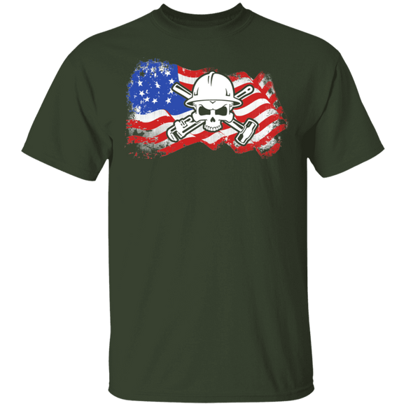 Roughneck Flag T-Shirt CustomCat