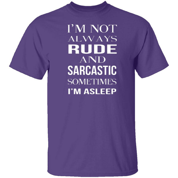 Rude And Sarcastic T-Shirt CustomCat