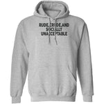 Rude Crude And Socially Unacceptable T-Shirt CustomCat