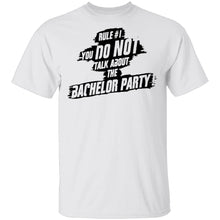 Rule #1 You Do Not Talk About Bachelor Party T-Shirt