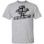 Rule #1 You Do Not Talk About Bachelor Party T-Shirt CustomCat