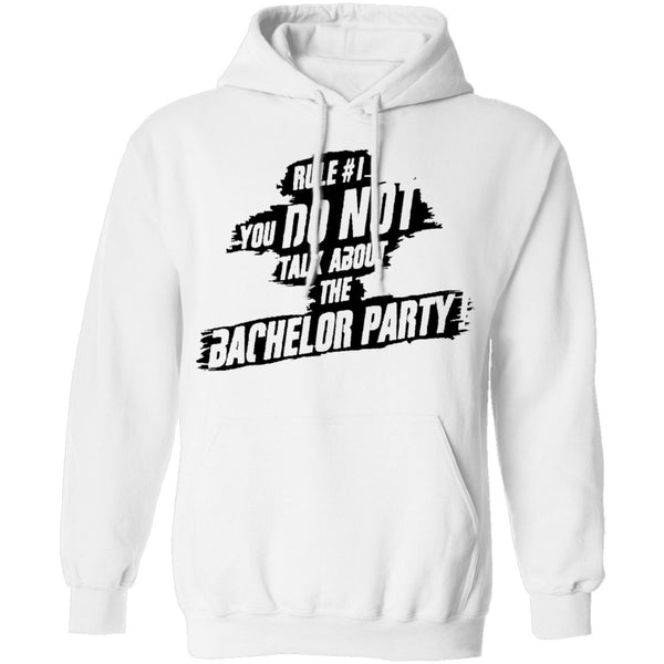 Rule #1 You Do Not Talk About Bachelor Party T-Shirt CustomCat