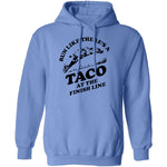 Run Like There's A Taco At The Finish Line T-Shirt CustomCat