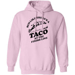 Run Like There's A Taco At The Finish Line T-Shirt CustomCat