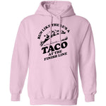 Run Like There's A Taco At The Finish Line T-Shirt CustomCat