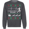 Running Ugly Christmas Sweater CustomCat