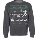 Running Ugly Christmas Sweater CustomCat
