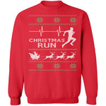 Running Ugly Christmas Sweater CustomCat