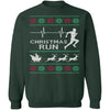 Running Ugly Christmas Sweater CustomCat