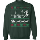 Running Ugly Christmas Sweater CustomCat