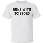 Runs With Scissors T-Shirt CustomCat