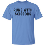 Runs With Scissors T-Shirt CustomCat