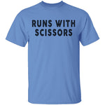 Runs With Scissors T-Shirt CustomCat