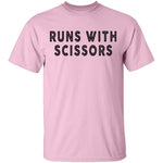 Runs With Scissors T-Shirt CustomCat