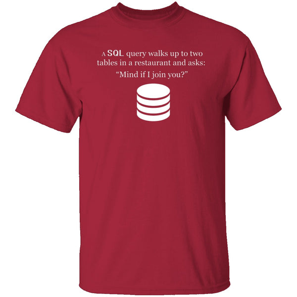SQL Query T-Shirt CustomCat