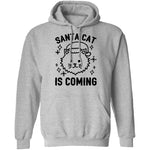 Santa Cat Is Coming T-Shirt CustomCat