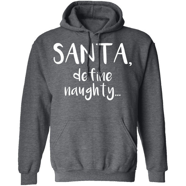 Santa Define Naughty T-Shirt CustomCat