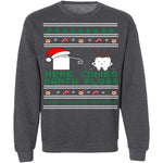 Santa Floss Ugly Christmas Sweater CustomCat