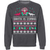 Santa Is Coming Ugly Christmas Sweater CustomCat