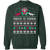 Santa Is Coming Ugly Christmas Sweater CustomCat