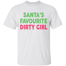 Santa's Favourite Dirty Girl T-Shirt