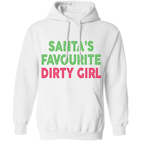 Santa's Favourite Dirty Girl T-Shirt CustomCat
