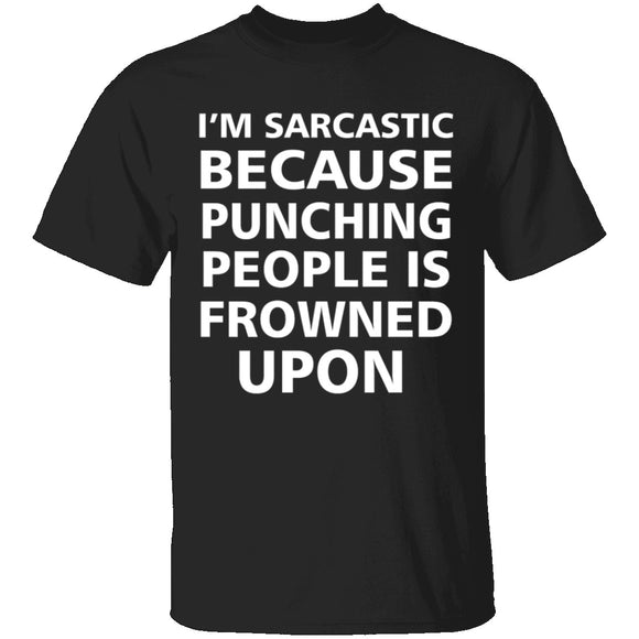 Sarcastic Punch T-Shirt CustomCat