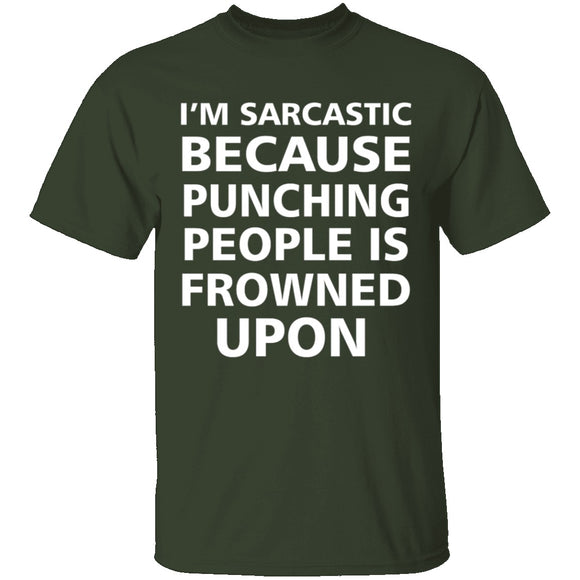 Sarcastic Punch T-Shirt CustomCat