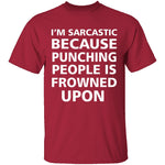 Sarcastic Punch T-Shirt CustomCat