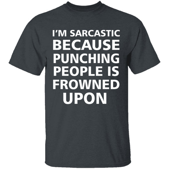 Sarcastic Punch T-Shirt CustomCat