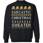 Sarcastic Ugly Christmas Sweater CustomCat