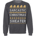Sarcastic Ugly Christmas Sweater CustomCat