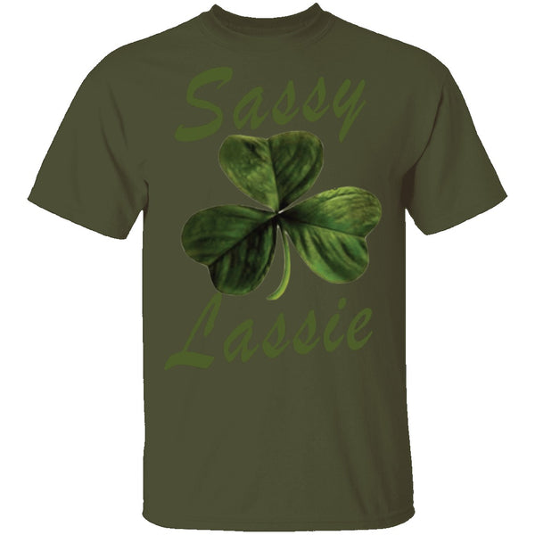 Sassy Lassie T-Shirt CustomCat