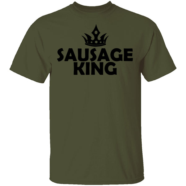 Sausage King T-Shirt CustomCat