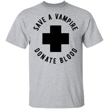 Save A Vampire Donate Blood T-Shirt